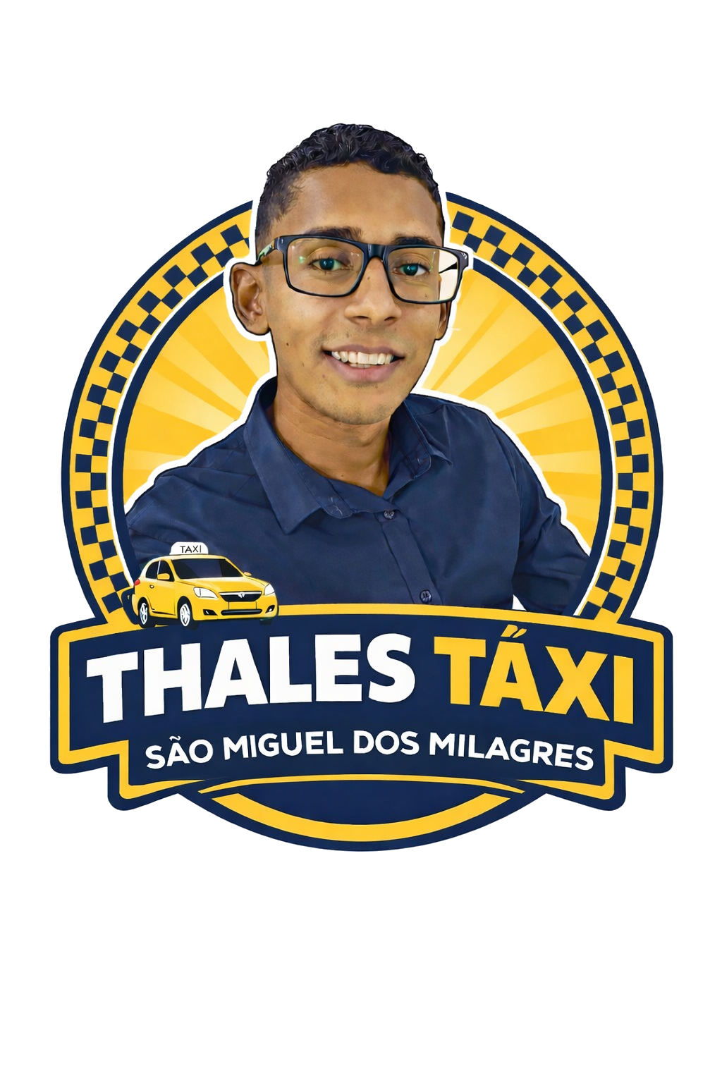 Logotipo Thales Táxi — São Miguel dos Milagres